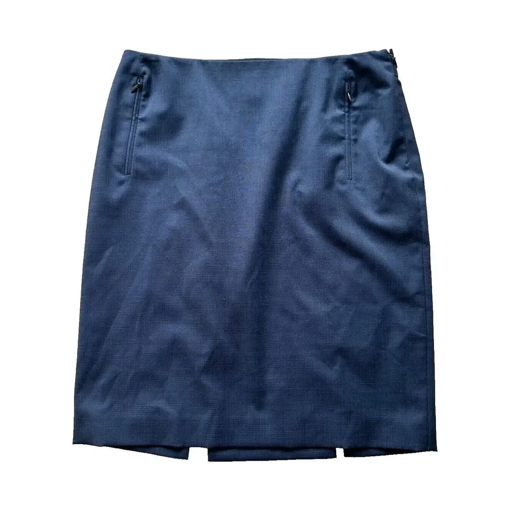 ELIE TAHARI Worn Twice Wool‎ Blend Skirt size 6